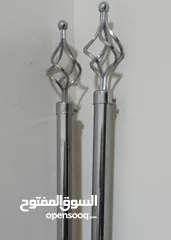  1 Curtain Rods (Stainless steel)