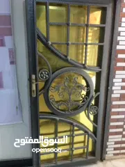  2 باب حديد فتحه ايسر ثقيل بدون جرجوب.