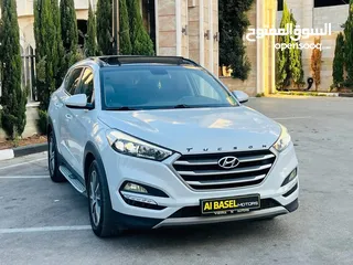  2 هيونداي توسان. ماتور 2000 موديل 2017  ديزل دفع امامي بالرخصة فول مع بانوراما يحط البركة لصاحب النصيب