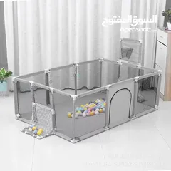  2 قفص العاب للاطفال مستطيل