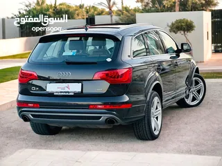  4 AUDI Q7 3.0 S-LINE SUPERCHARGED FULL OPTION 0% DOWNPAYMENT GCC