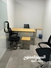  3 مكاتب مؤوثثه لايجار في عده احياء بالرياض