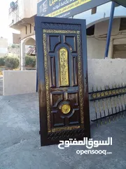  1 بواب حديد تفصيل الباب كامل 75 دينار
