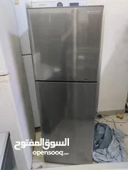  4 SHARP Refrigerator – Elegant Silver  Spacious and clean
