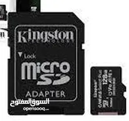  6 KINGSTON SDCARD MICRO 128 GB ميموري كارد كنجستون 128 جيجا