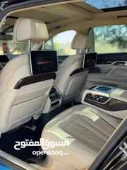  18 BMW 740i///2016  السيارة  فل الفل اضافات  فحص نخب نخب  بي ام دبليو