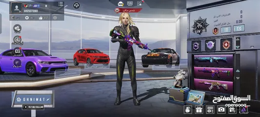  1 حساب ببجي قوي للبيع
