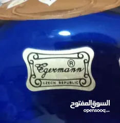  1 Crystal Egermann كريستال تشيكي ماركة   مزينة بطبقة سميكة من ماء الذهب Egermann