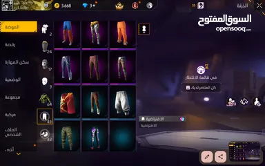  21 حساب فري فاير مميز ونادر