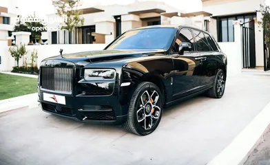  1 ROLLS ROYCE CULLINAN 2021 BLACK BADGE  FSH  UNDER WARRANTY  STARLIGHT  GCC SPECS