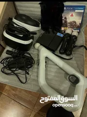  1 بلايستيشن 4 VR مع كجميع الملحقات