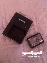  2 شاحن اصلي + بطاريه اصلي canon كانون