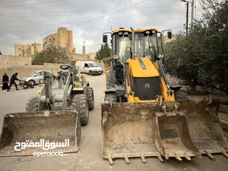  11 جرافة او جرافةJCB للايجار يوميا او مقاول او  بساعة نخوذ جميع الحفريات وطم جميع الساسات مع وجود مدحلة