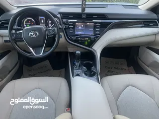  15 تويوتا كامري موديل 2019 فحص كامل 7 جيد فل مع فتحة بحالة الوكالة