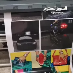  2 HP LATEX DESIGNJET L26500 ماكنة طباعة لتكس اوت دور  بحالة ممتازة  للبيع  معاها اغراضها ورولاتها ع
