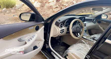  10 Marcedes c calss w205 للبيع موديل 2015 سياره