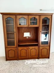  2 بوفيه تفصيل ثقيلة بحال الوكالة خشب زان