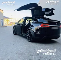  8 Tesla model x 2019 long range dual motor  فحص كامل+ الها كرت بالشكركه