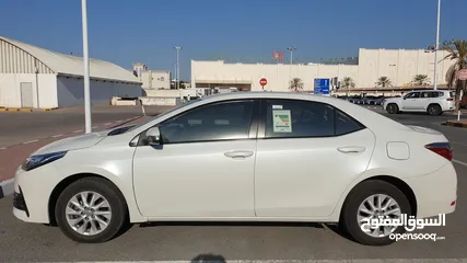  7 Toyota corolla XLI 2018