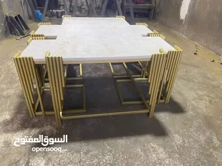  9 طاولات سفرة  طاولات وسط  طاولات سيرفس  مداخل
