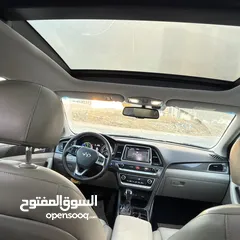  8 ‏هونداي سوناتا 2018 وارد الوكالة بانوراما أعلى صنف الاصل سياحي للبيع