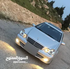  7 مرسيدس c200 موديل 2004 لون سلفر