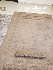  25 طقم سجاد تركي 3 قطع احجام مختلفة استخدام خفيف اصلي لون بيج اجمل لون  واجمل نقشة التركي سعر حررق