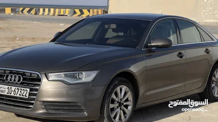  1 اودي A6 Quattro  موديل 2012 عداد 195 الف كيلو بحاله ممتازه