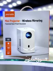  1 Porodo mini projector-wiresless mirroring 150 inch