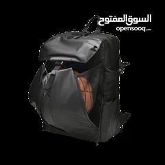  2 حقيبة ظهر للابتوب ذات سعة كبيرة - S-61-15.6 Black Backpack leather laptop and stuff bag