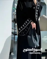  1 عباي ستاتي مطرزة مع شال