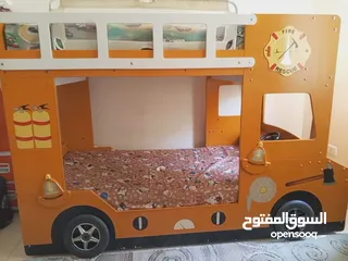  1 غرفة نوم اطفال خشب قوي جدا يدوم العمر مع فرشات طبية بسعر مغري