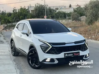  3 كيا سبورتاج 2023/22 هايبرد فل الفل عداد قليل اصلي