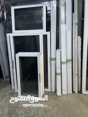  1 تشكليت شبابيك و ابواب مستعمل تسليم على المقاس