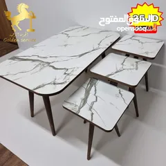  8 طاولات وسط نظام تركي  4 قطع     العرض لفتره محدوده سارع بالطلب