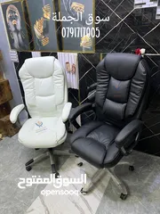  1 كرسي مدير جلد جك ايطالي كروم بتحمل اوزان كرسي للساعات الطويلة كراسي المدير بجودة عاليه وأقل الاسعار