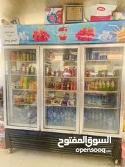  1 ثلاجه عرض مشروبات