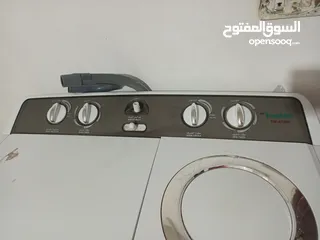  3 غسالة مع نشافه شبة جديده بحاجه قليلة للصيانه