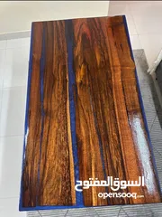  2 تفصيل طاولات بالأخشاب الطبيعية