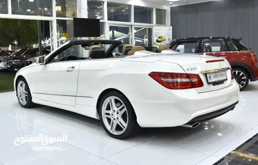  6 Mercedes Benz E350 Convertible ( 2013 Model ) in White Color Japanese Specs