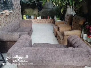  2 طقم كنب 7 مقاعد للبيع المستعجل