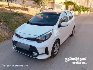  15 كيا مورنغ 2022 فل اوتوماتيك 7جيد ركاب اصلي وليست فان شاشه اصليه  مانع تصادم من المستورد مباشره