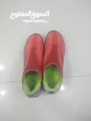 2 حذاء كرة قدم اديداس اصلي لون احمر