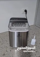  1 جهاز صانع الثلج السريع الاصلي الحجم الكبير ماركة كريستال العالمية CRYSTELS انتاج 16 كلو  ثلج