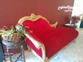  5 كنبه للبيع خشب لاتيه ملوكيه
