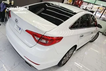  12 Sonata 2016 sport limited editions  سوناتا 2016 اللون ابيض فل كامل فتحه سبورت