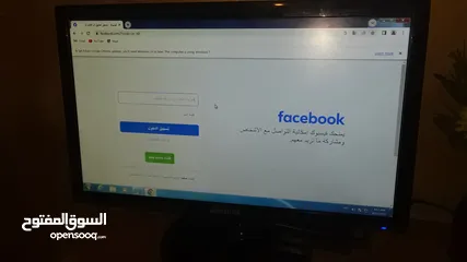  7 جهاز كمبيوتر كامل شبه جديد مع شاشة سامسونج للبيع