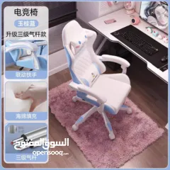  4 كرسى ملكى فاخر لون ابيض