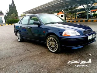 2 هوندا سيفك 1997 بحال الوكالة للبيع