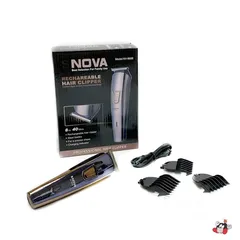  1 * ماكين حلاقة Nova تعمل بالبطارية رقم -8868 وشحن كهرباء